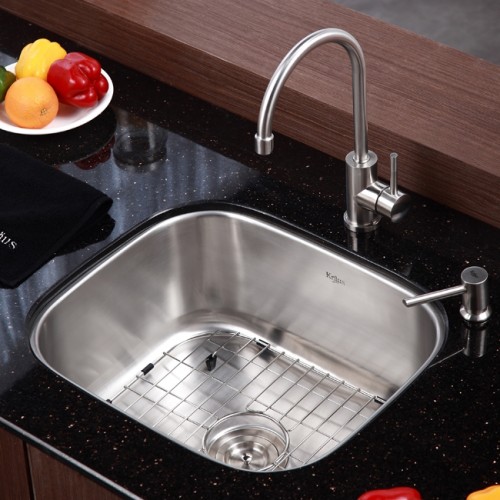 Кухонные смесители KPF-2160 сталь krausru  - Вид №6