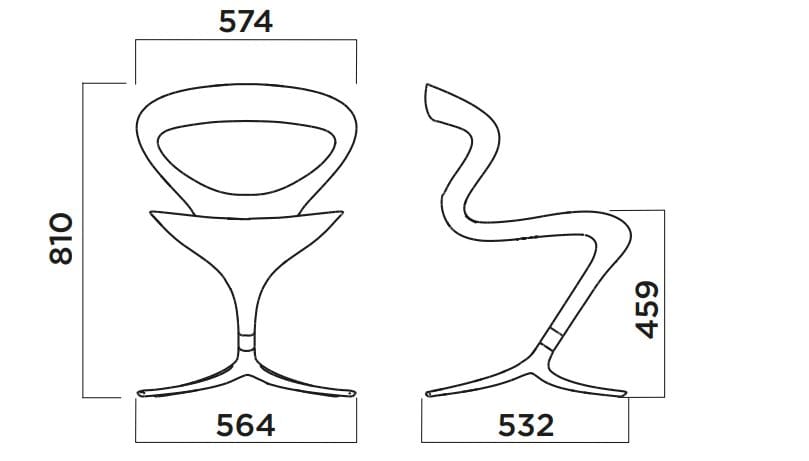 Полиуретановый стул Infiniti CALLITA ARCH-00066582 - Вид №6