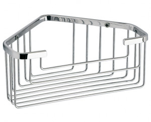 2483(13) Gedy, решётка угловая 1-уровневая, цвет хром