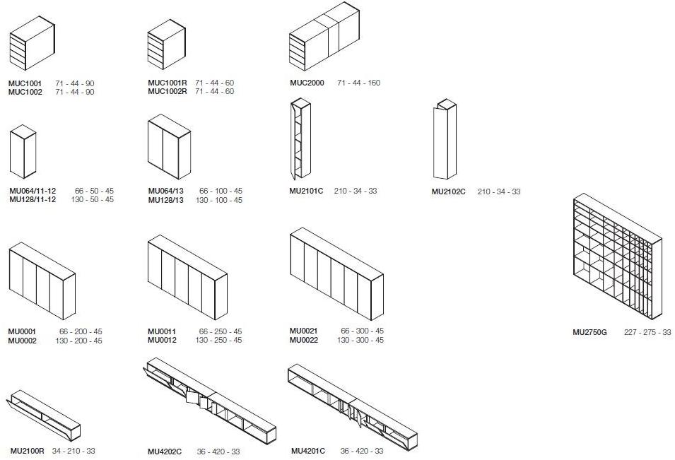 Ultom Подвесной буфет с откидными дверцами Minimum sun-id-1441724 - Вид №8