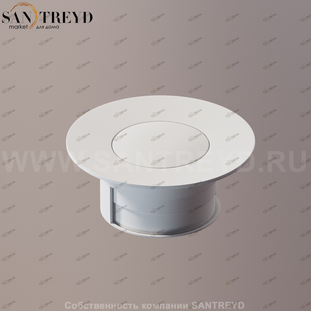 Agape  Нажимной донный клапан белый для ванн MET0434Z Ricambi