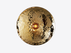 Стеклянный настенный светильник