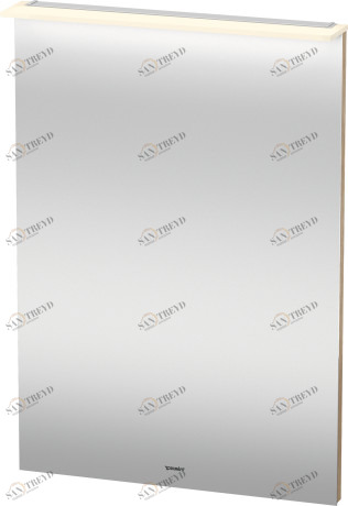 XL749201212 Зеркало с подсветкой X-Large #XL7492 600 x 36/105 мм Дуб брашированный, натуральный шпон Duravit