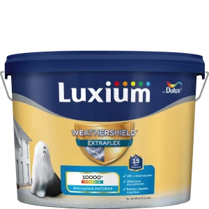 LUXIUM Weathershield Extraflex — фасадная краска для долговечной защиты 89425765