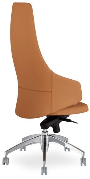 B&T Design Кожаное кресло для руководителя с 5 спицами и высокой спинкой sun-id-1471376 - Вид №2