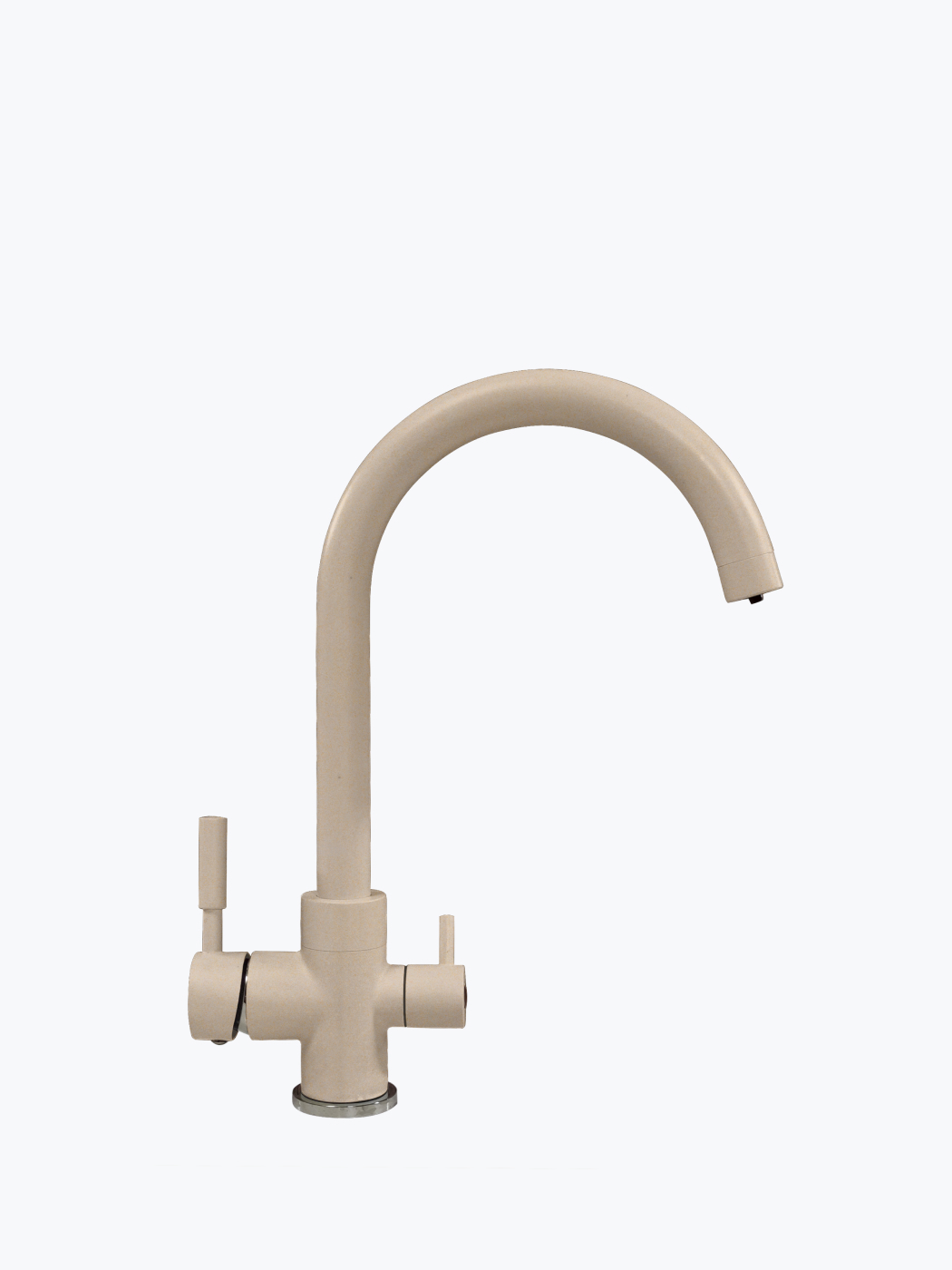 627734 Смеситель кухонный "Элара Дуо" в тон мойки Polygran 