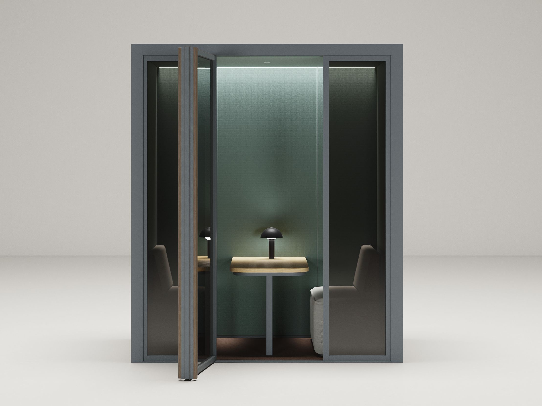 Акустическая офисная кабина со встроенным освещением Kettal Телефонная будка ARCH-00032526