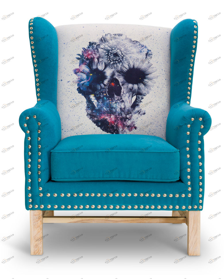 Кресло Daisy Chain синее ICON DESIGNE ДИЗАЙНЕРСКИЕ, ALI GULEC 096816 Синий 