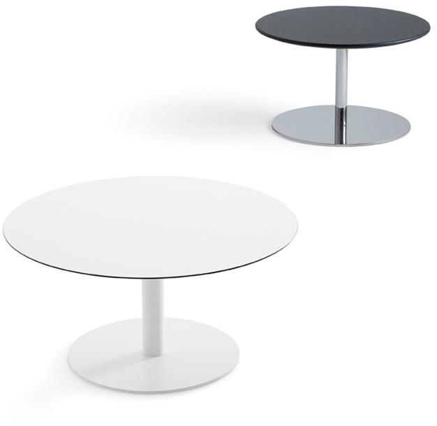 Kastel Низкий круглый журнальный столик из hpl Kaleox Kkk8tb - Вид №3