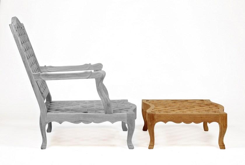 ASTELLO Садовый пуф из тика Camélia CAMELIA sun-id-1468173 - Вид №2