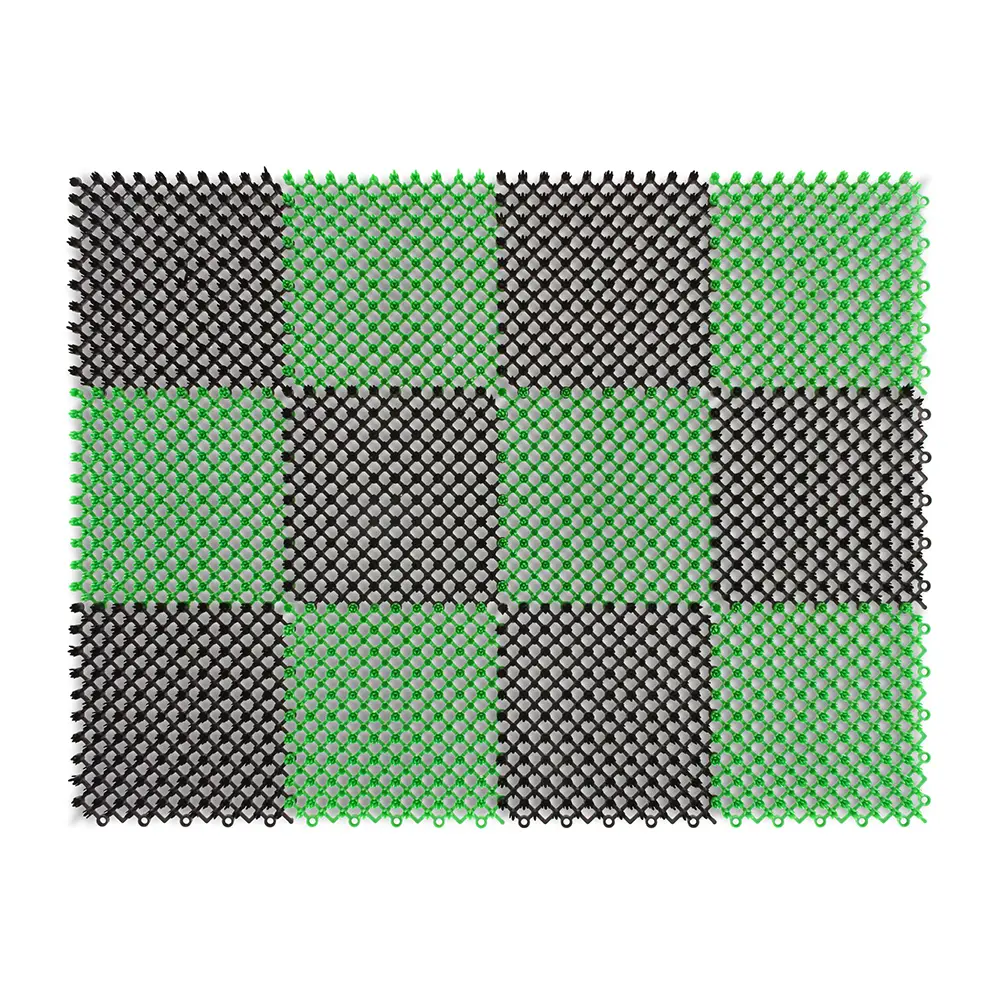 VORTEX Декоративный коврик Травка в шахматном стиле 42x56 см 87899383 STLM-0076092