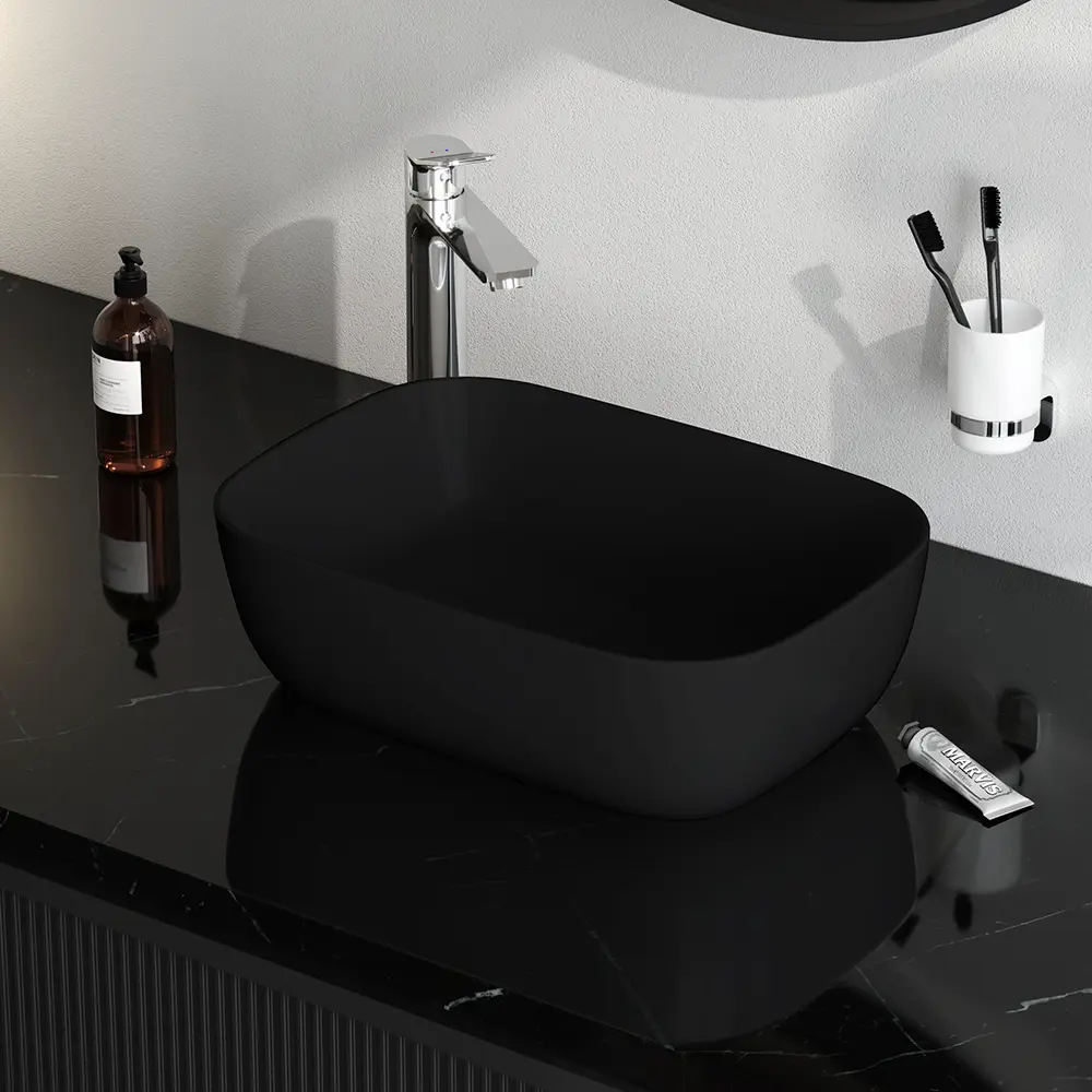 AM.PM Struktura — прямоугольная керамическая раковина для столешницы 88999697 STLM-0976694 - Вид №3