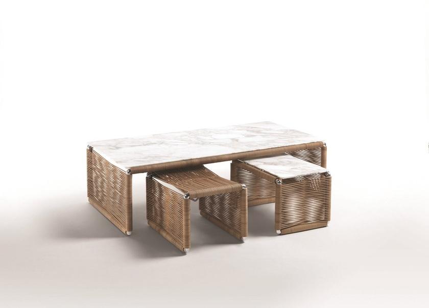 Flexform Низкий стул из кожи Tindari sun-id-1485442 - Вид №1