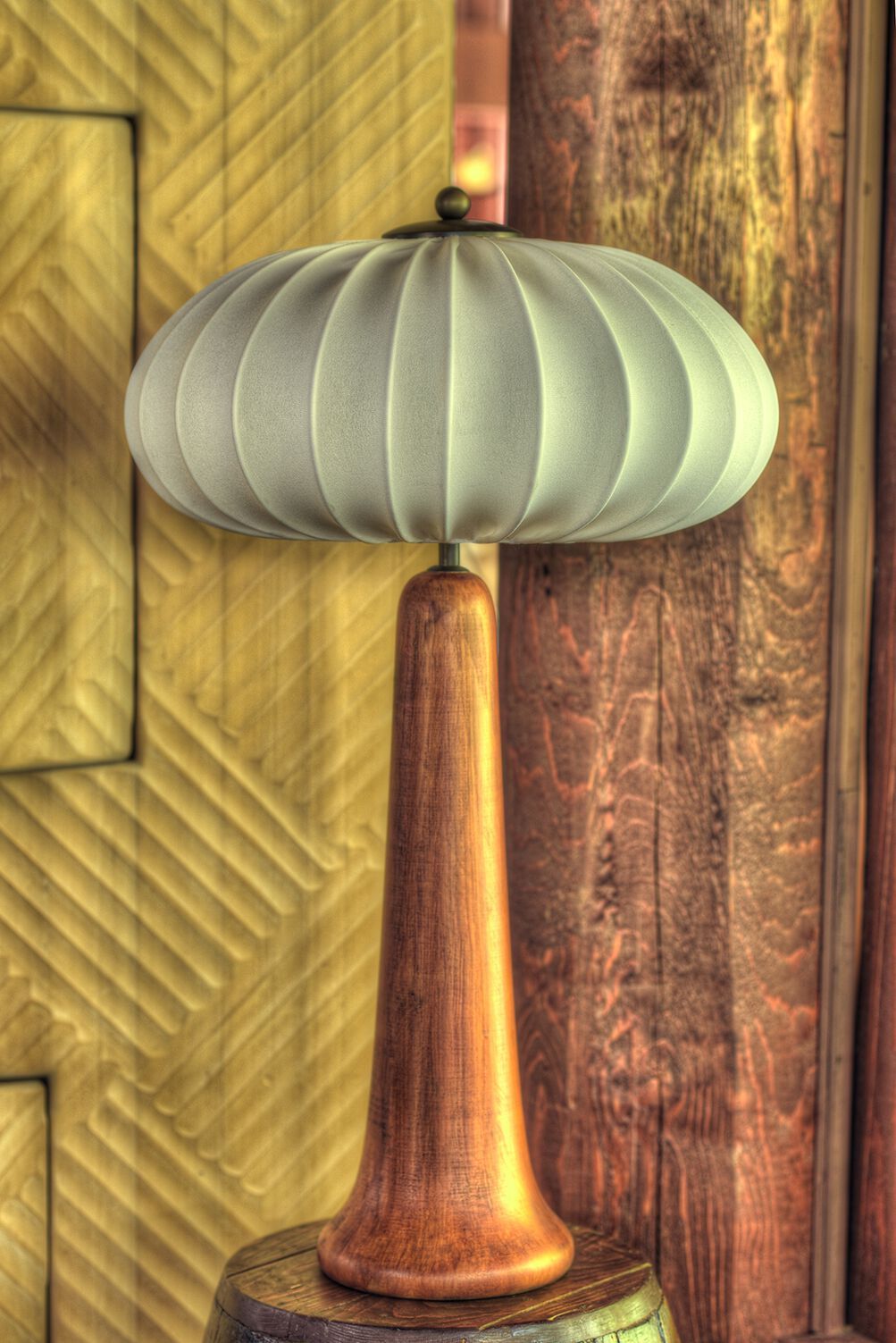 Деревянный светодиодный торшер Lampex Italiana MUSHROOM ARCH-00030075 - Вид №2