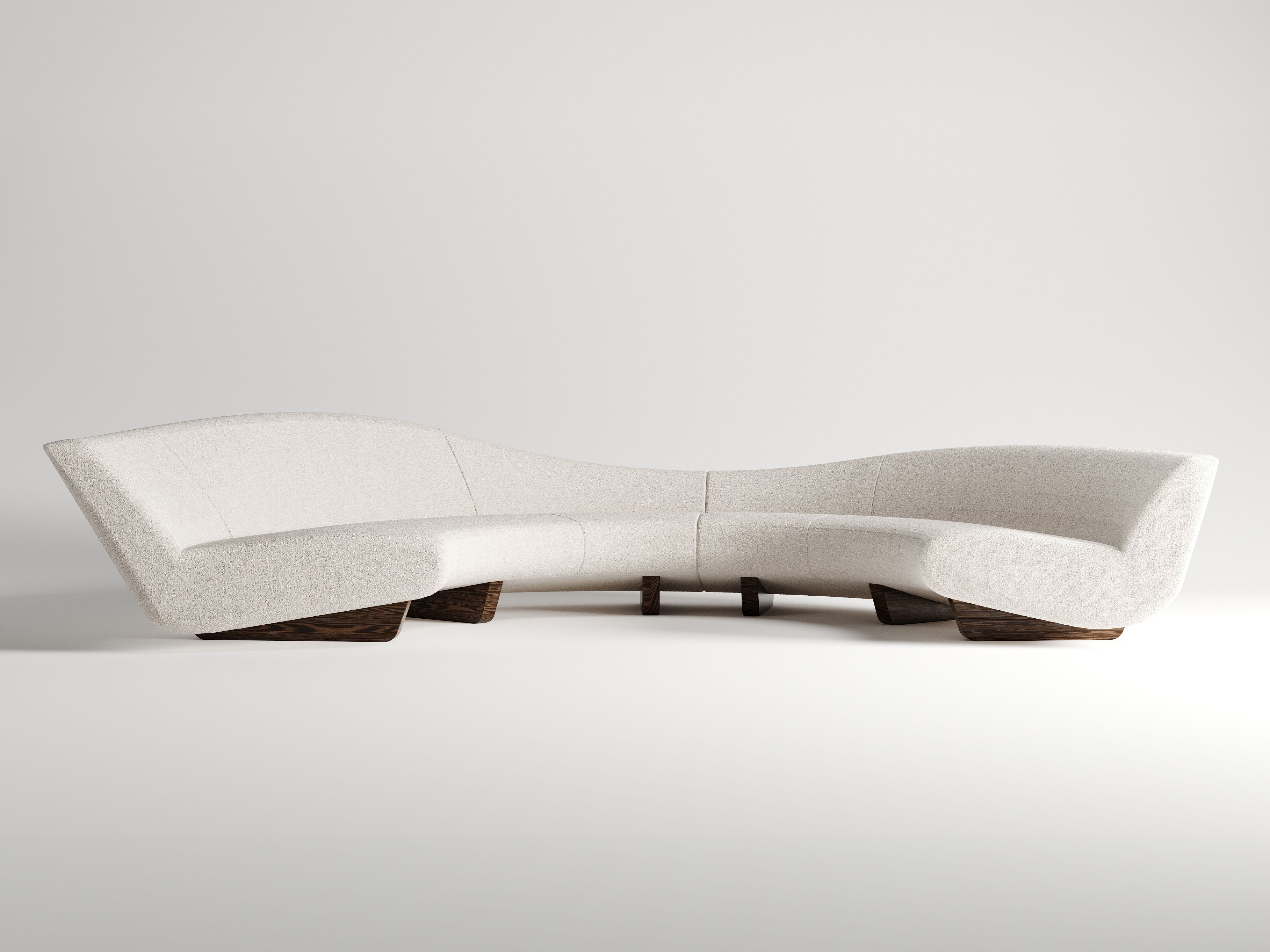 5-местный изогнутый тканевый диван Formitalia Венера ARCH-00036987