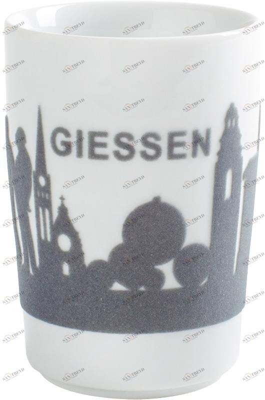 394605A26524C Пять чувств макси-чашки 0,35 л сенсорный! Налейте горизонт серый Kahla-porzellan 