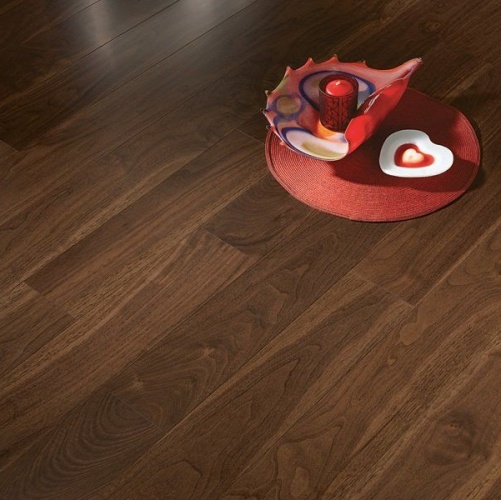 Паркет Ёлка Coswick Ренессанс Классический Американский Орех американский Натур (Гладкая) 647,8х107,95 мм 13243161 - Вид №3