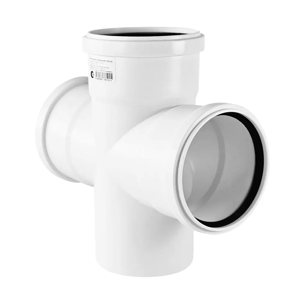 Крестовина одноплоскостная малошумная MONLID D110x110x110/87° мм полипропилен 89442460 STLM-2192746  - Вид №3
