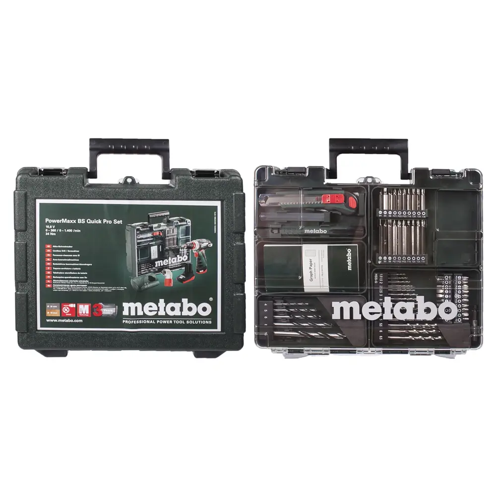 Шуруповерт Metabo PowerMaxx BS Quick Pro, Li-ion 10,8 В, 2-4 Ач 18119173 STLM-2208438  - Вид №4