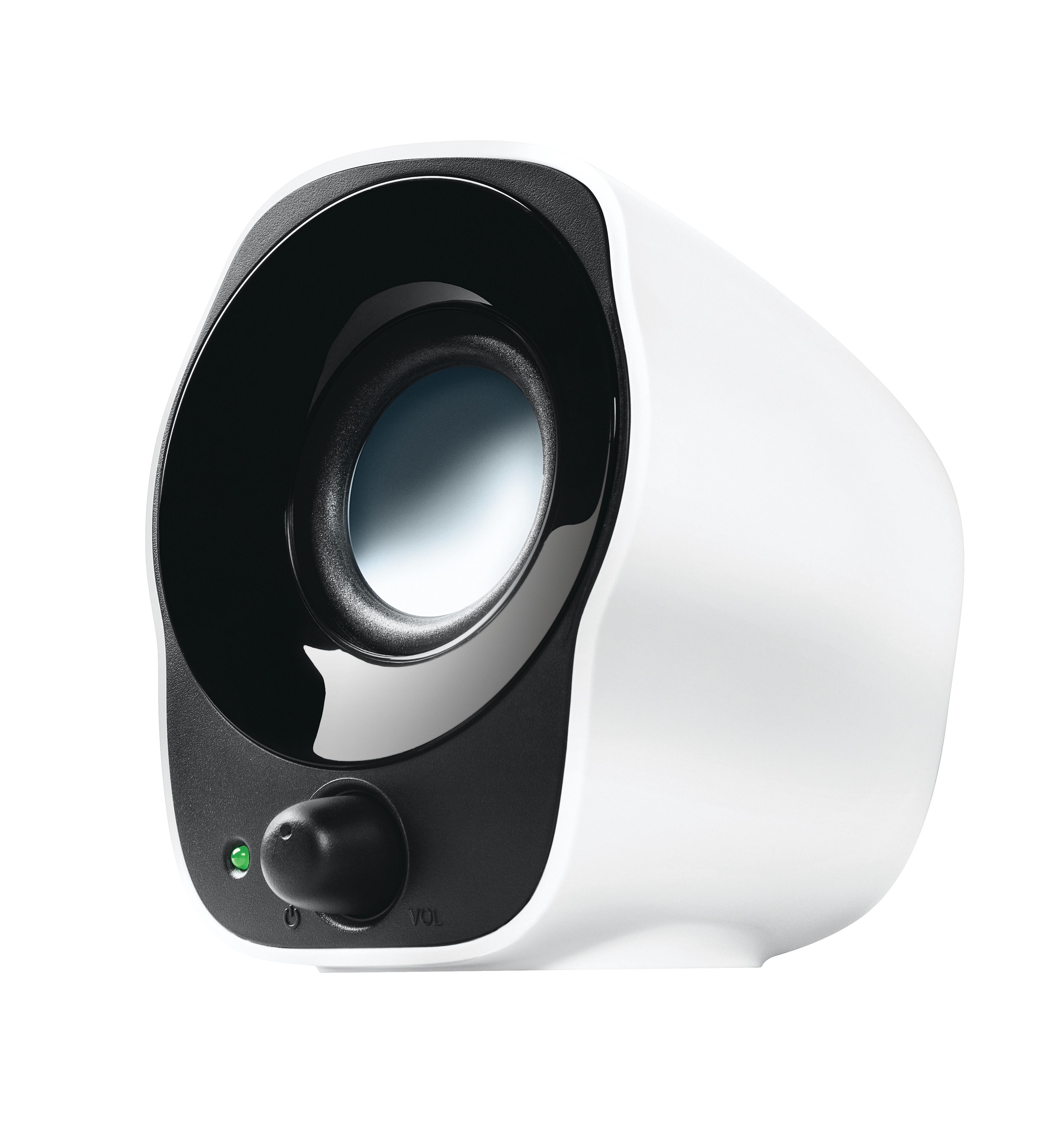 980-000513 Speaker system 2.0 z120, stereo, 2*1.2вт, 3.5 mm input black&white, box Logitech Santreyd  - Вид №3