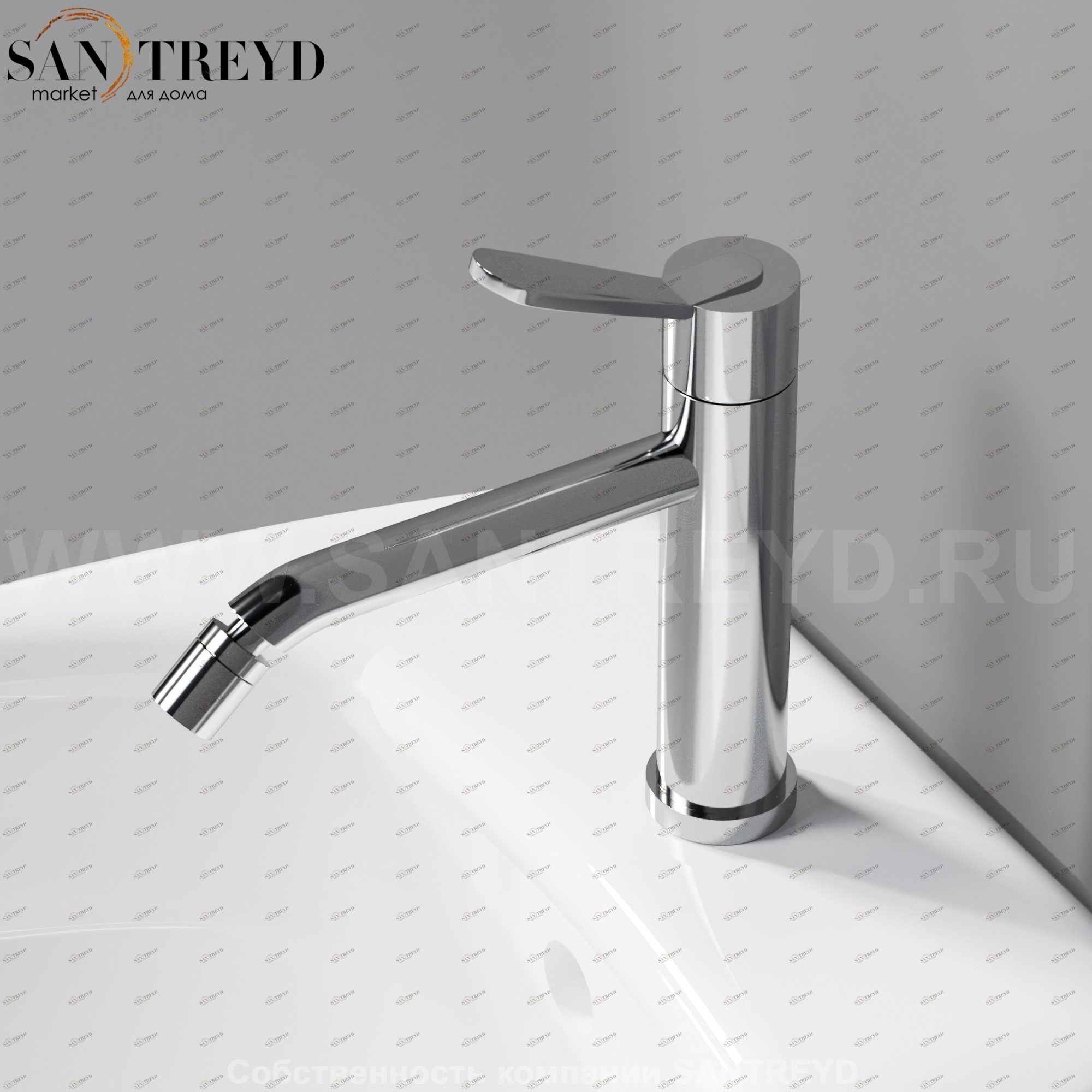 Смеситель AFEZ008S FEZ 2 для биде хромированный Agape