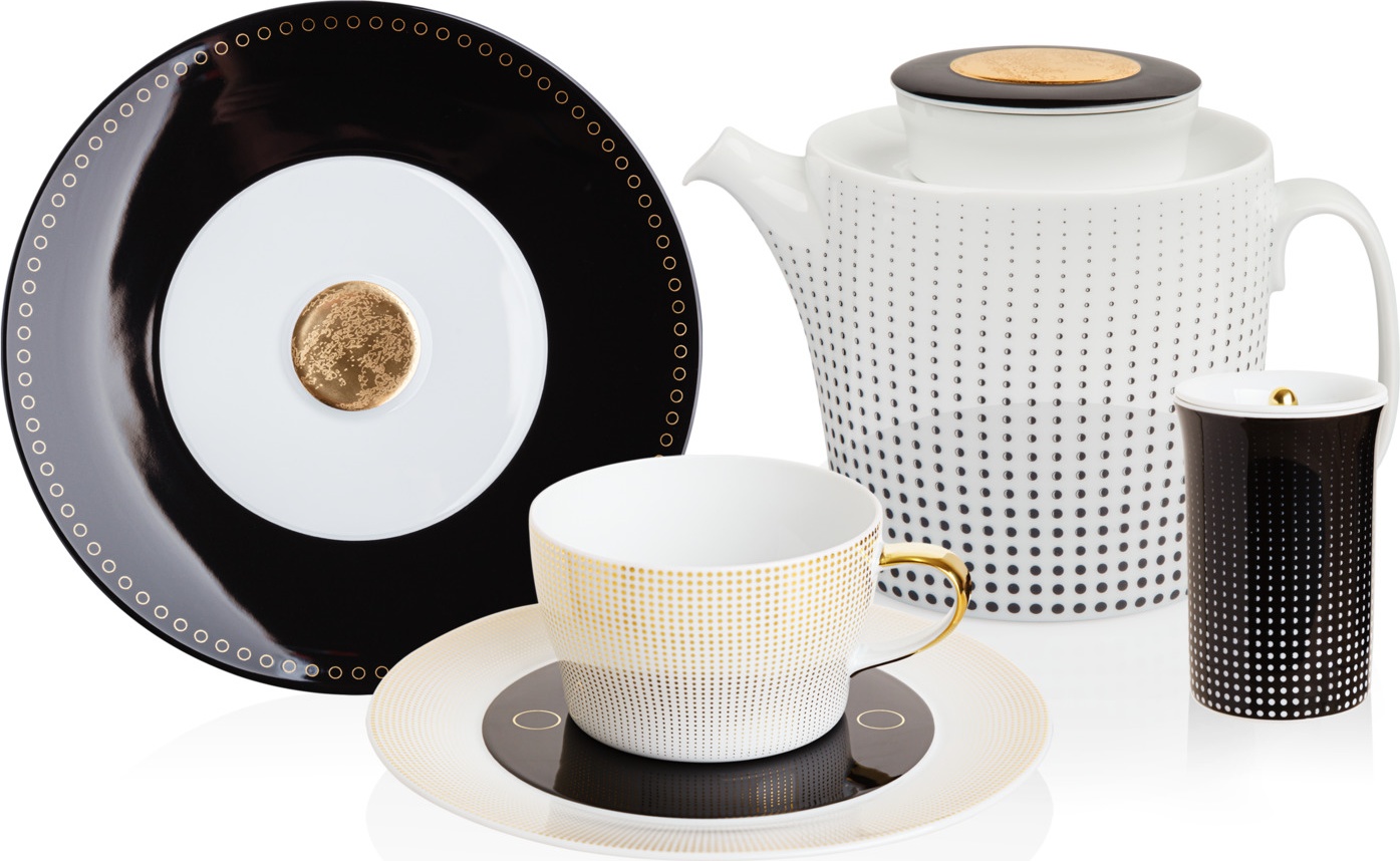 10634601 Furstenberg Сервиз чайный Furstenberg "Лунный свет" 6/21 Фарфор 