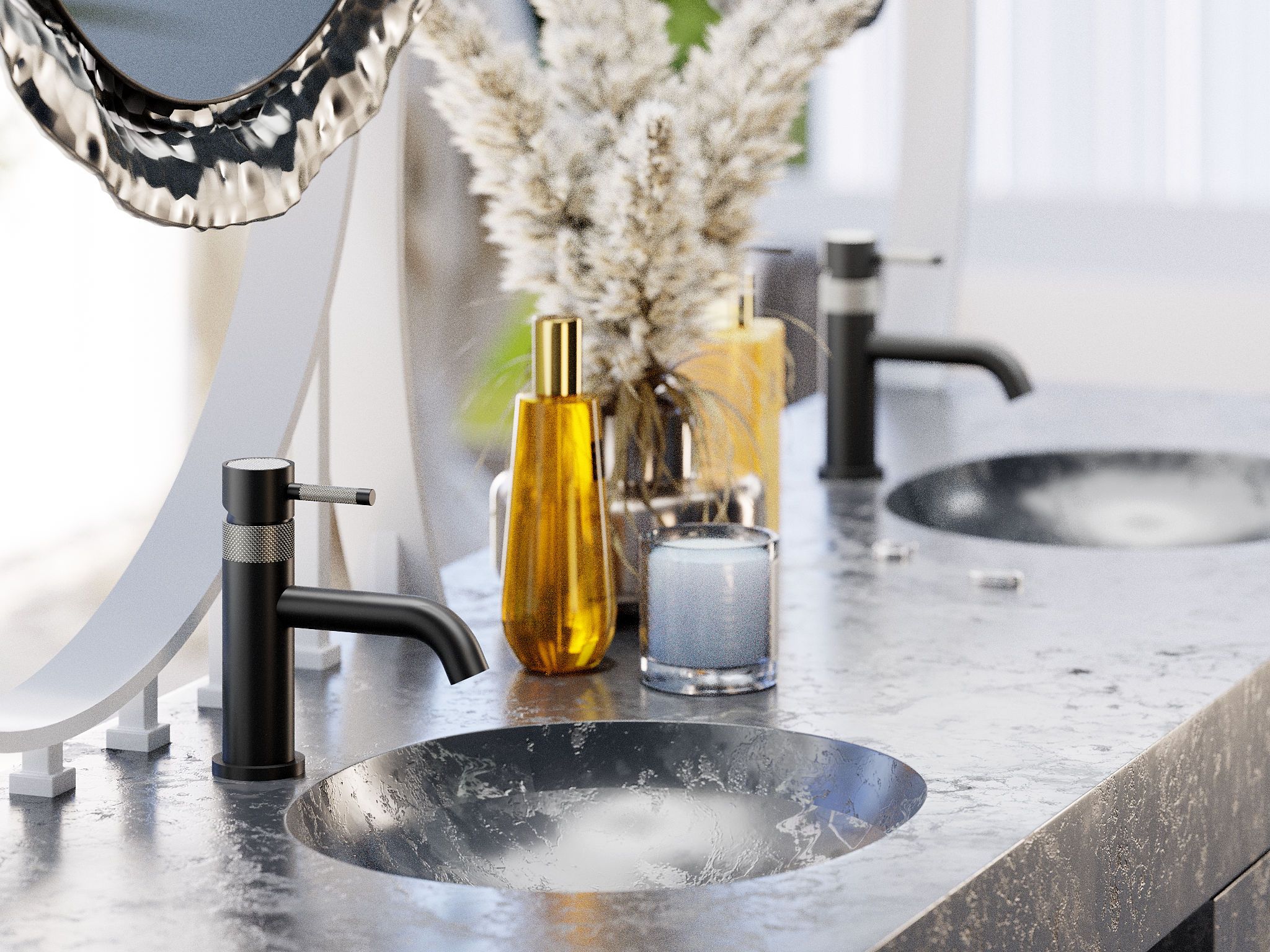 Смеситель для раковины из хромированной латуни Graff Cameo ARCH-00090897 - Вид №1