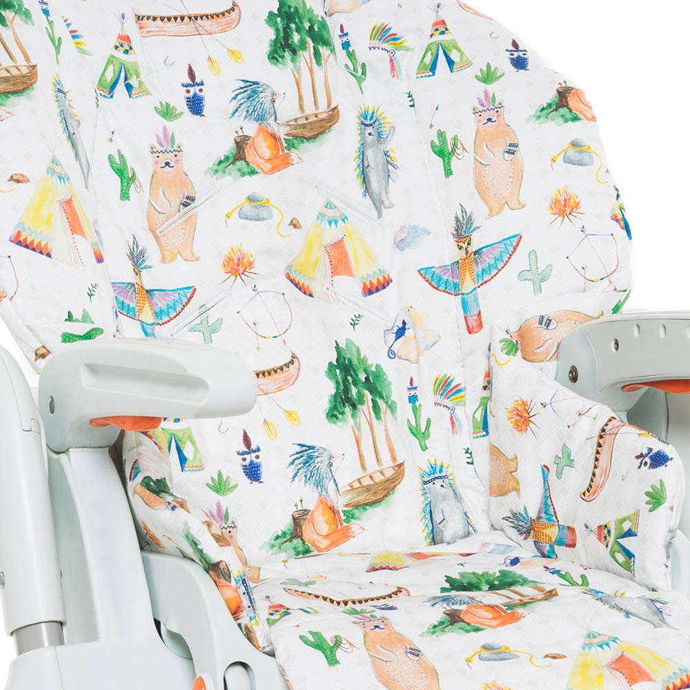 Съемный чехол для стульчика для кормления Native Party VAMVIGVAM  281621 Белый;желтый;зеленый Santreyd  - Вид №2