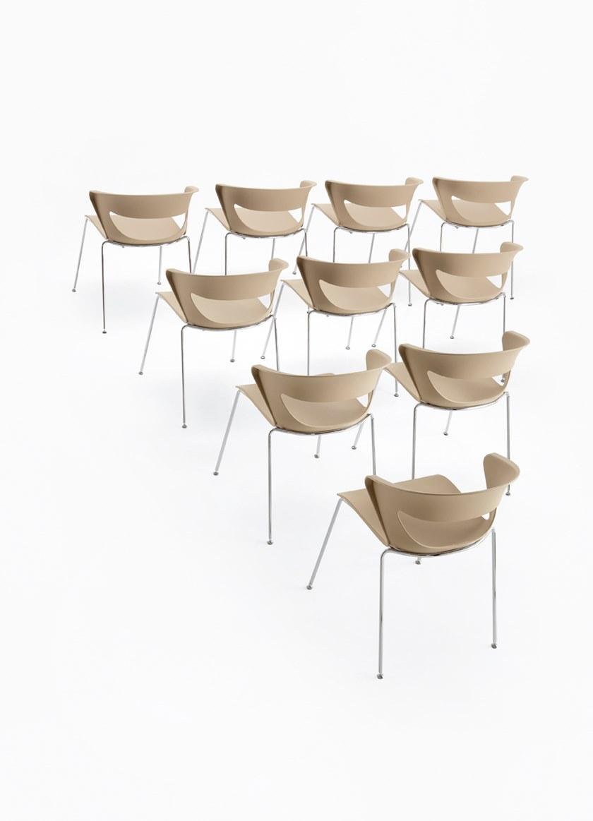 Kastel Накладной пластиковый стул с открытой спинкой Kicca sun-id-1502626 - Вид №2