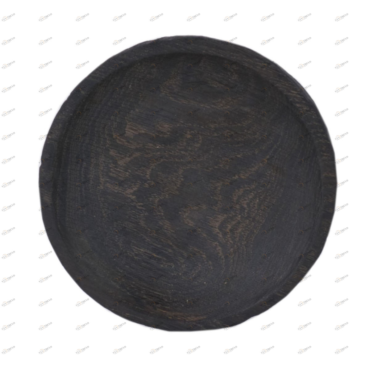 Тарелка черная FUGA ECO WOOD 123587 Чёрный 