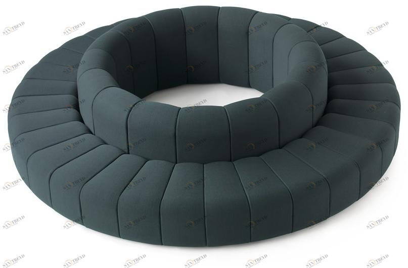 Blå Station Изогнутый диван из ткани Bob Bla Station sun-id-1349258