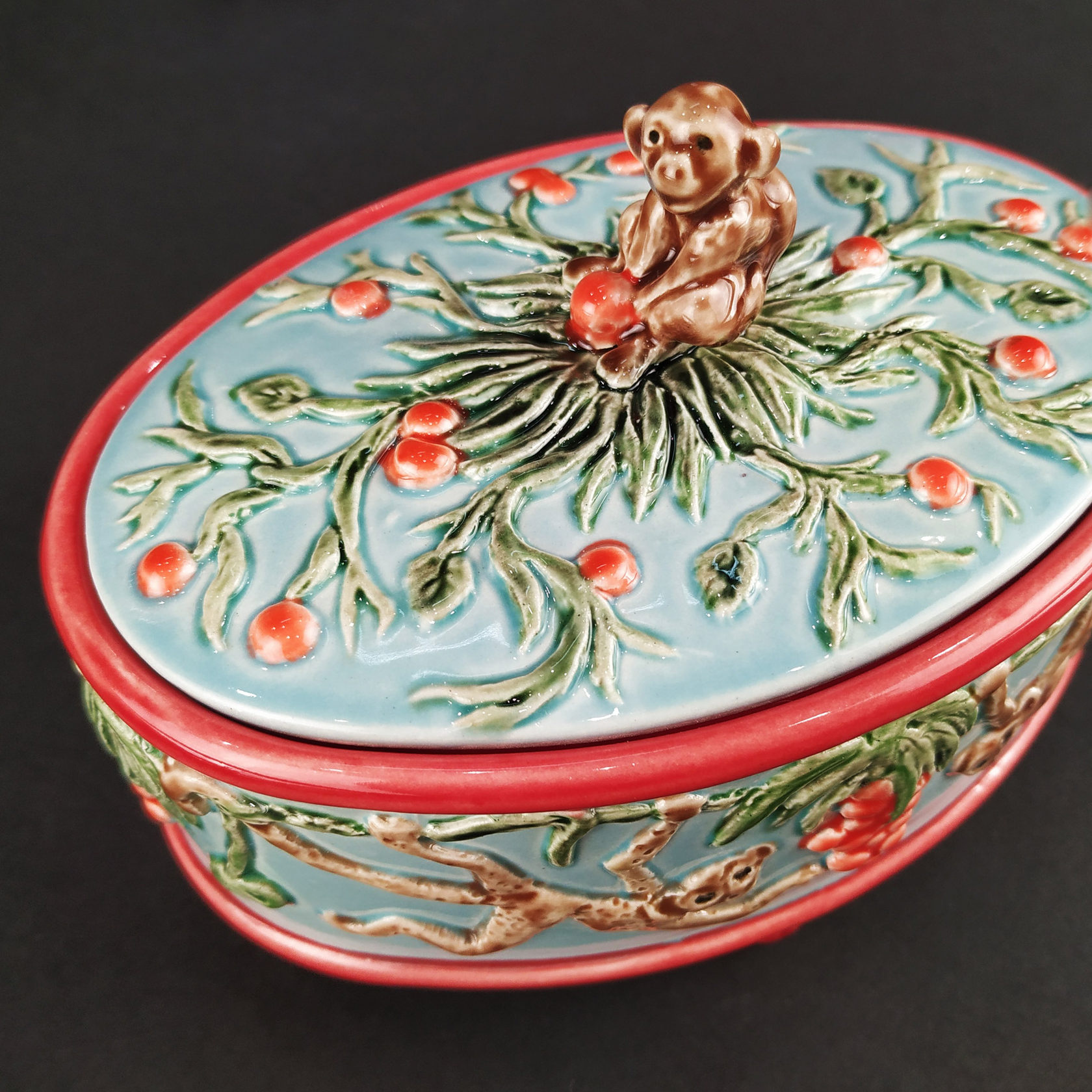 Шкатулка "Обезьянки" Арт. № 06.01 PROVANSFAIENCE  - Вид №1