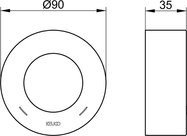 59551030381 Розетка с удлинением KEUCO IXMO - Вид №3