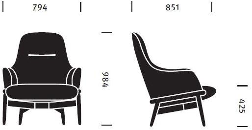 Herman Miller Кресло из ткани с высокой спинкой Reframe sun-id-1408963 - Вид №8