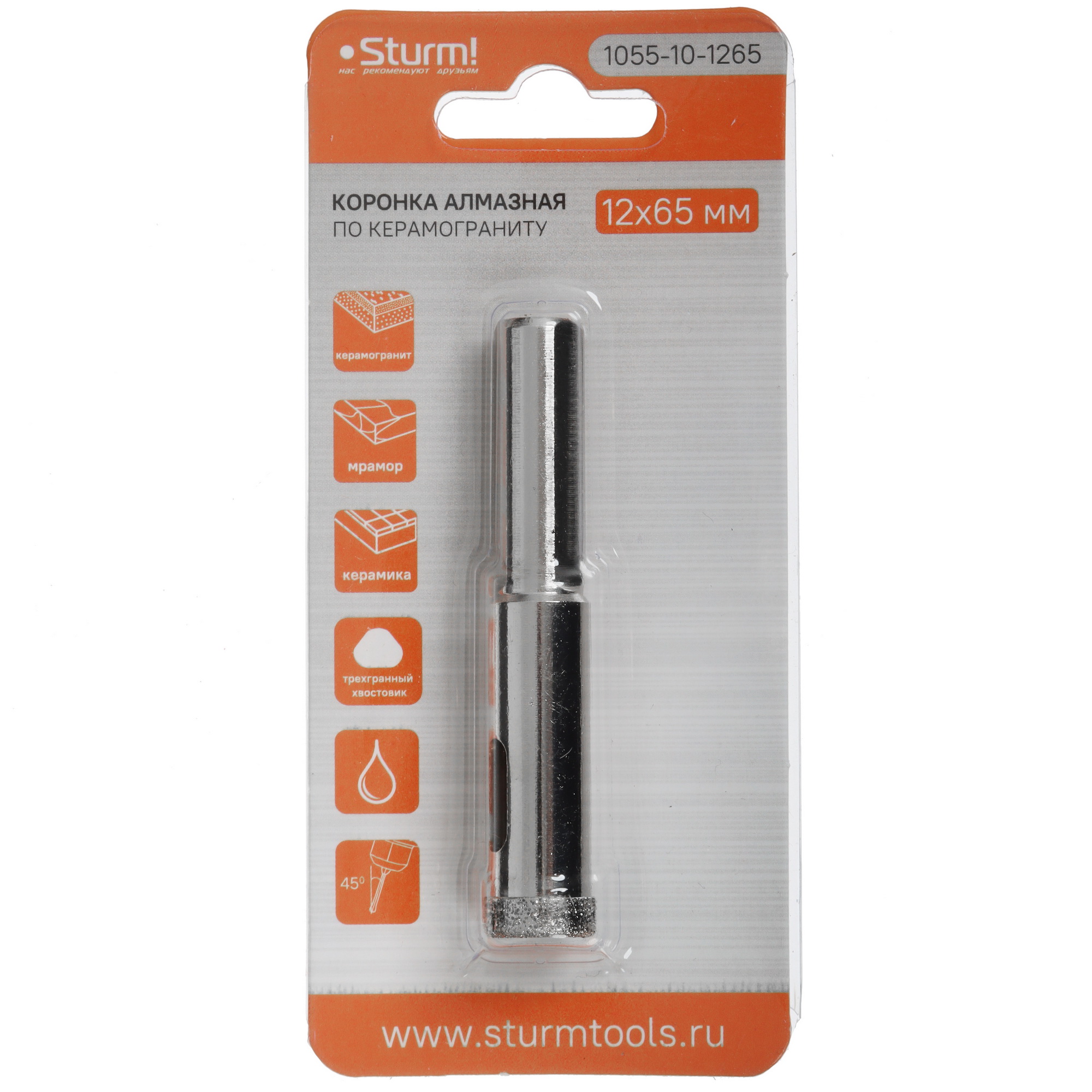 Коронка Sturm! 1055-10-1265 9113238 STDN-0135044 - Вид №4