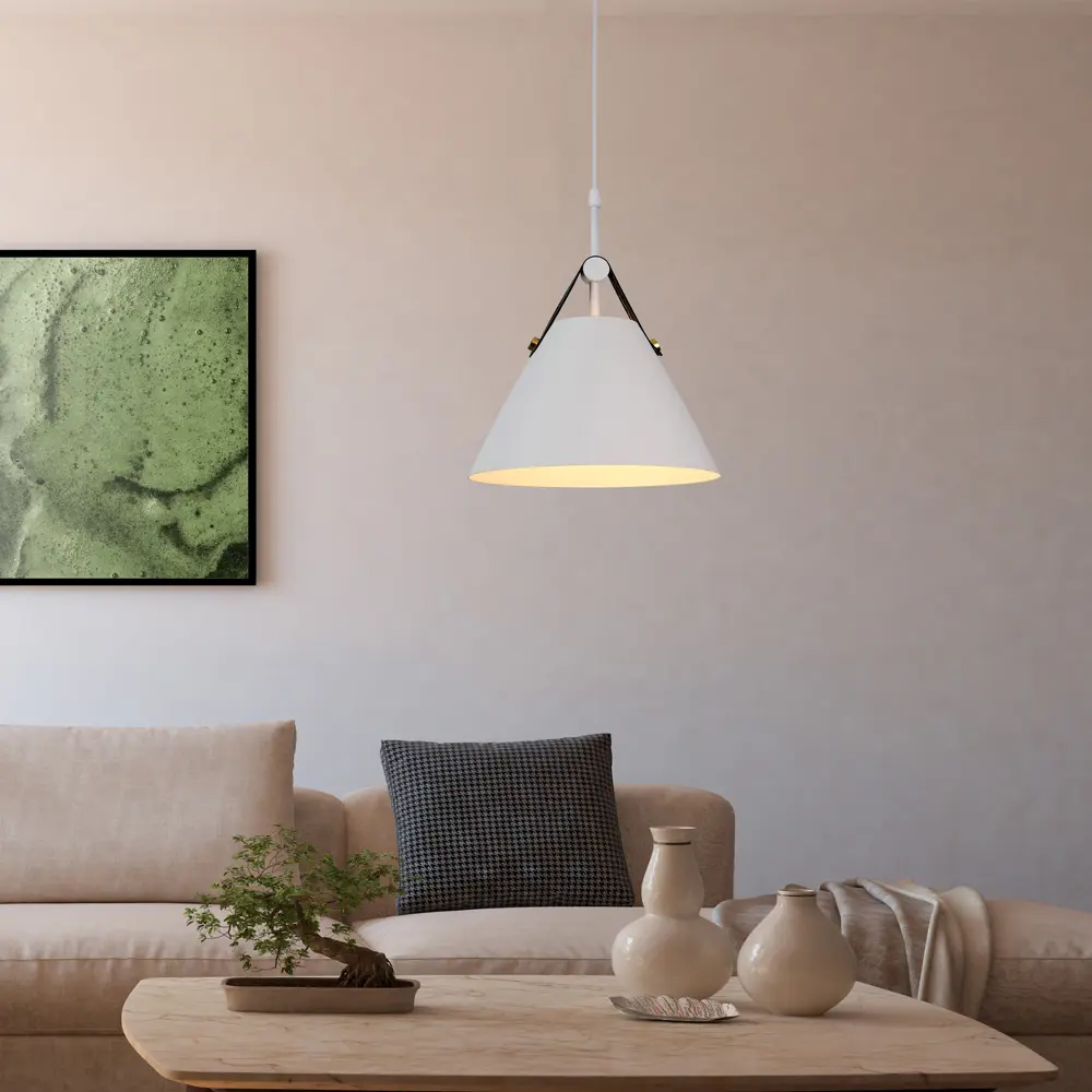 Светильник подвесной Decize L1150-1, 1 лампа, 2 м², цвет белый LAMPLANDIA STLM-2152854 - Вид №7