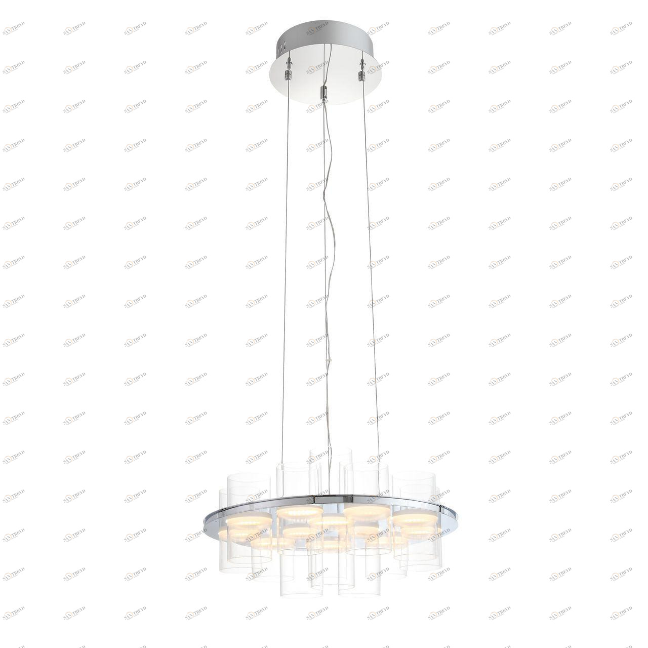 Подвесная светодиодная люстра ST Luce Biciere SL430.103.12 ST LUCE ДИЗАЙНЕРСКИЕ, BICIERE 222798 Хром 