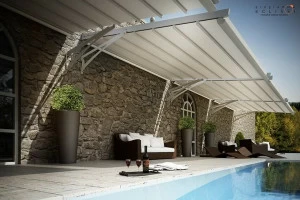 DIRELLO Алюминиевая пергола со сдвижной крышкой