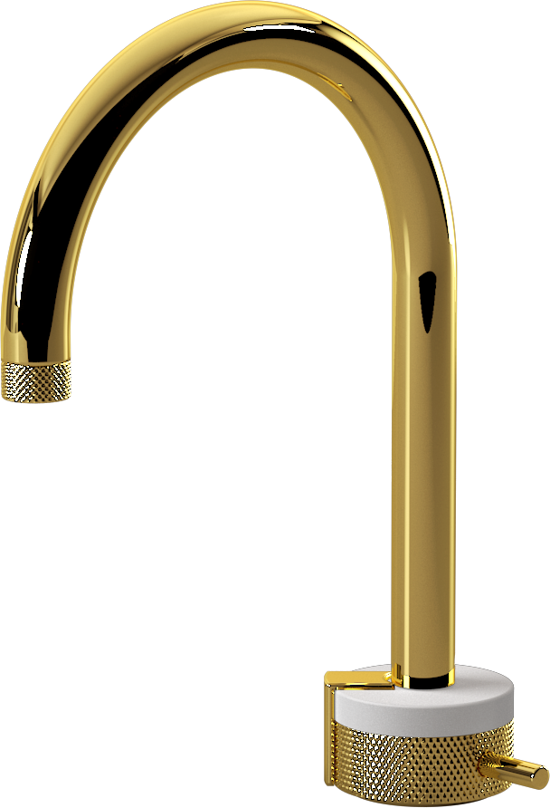 E-11502-R1WT-L2AU-AU Однорычажный прогрессивный смеситель для раковины - излив 16см GRAFF MOD+