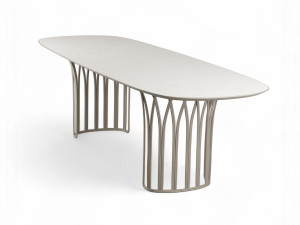 Алюминиевый прямоугольный садовый стол