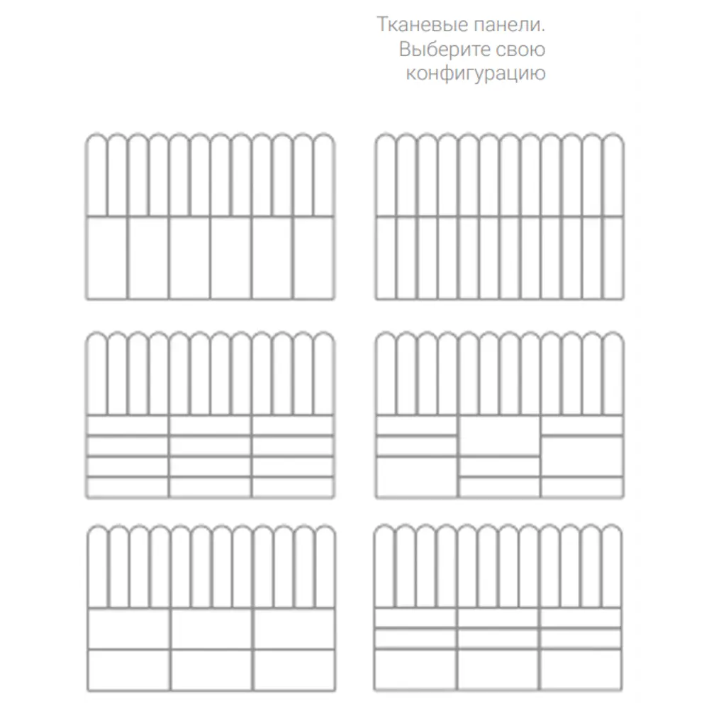 Панель тканевая Vilo 150x600 мм цвет oval темно-синий 85517702 STLM-2105008 Santreyd  - Вид №6