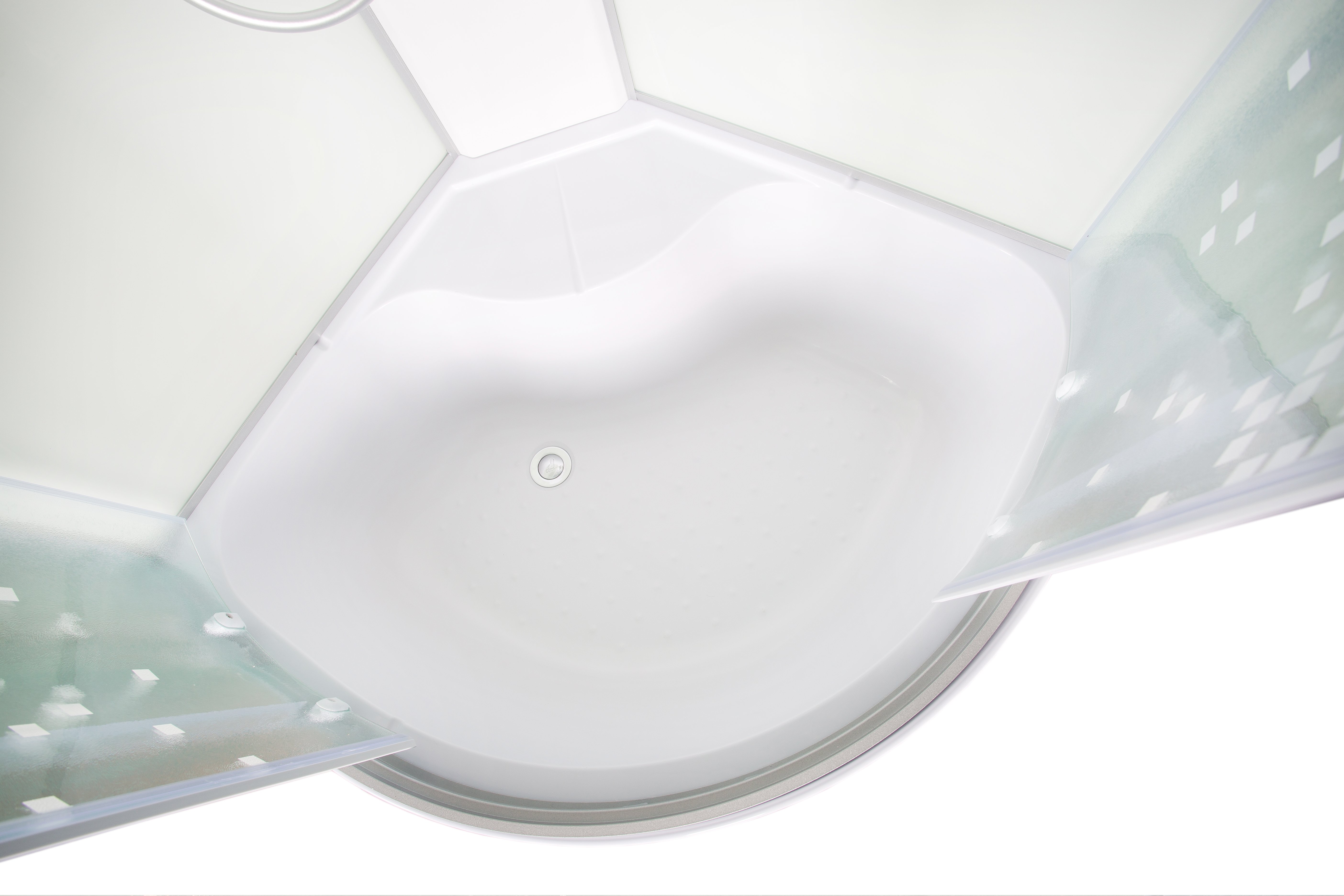 BМ1590 LED BLACK Душевая кабина DETO Серия ВМ L 980 N без крыши - Вид №22