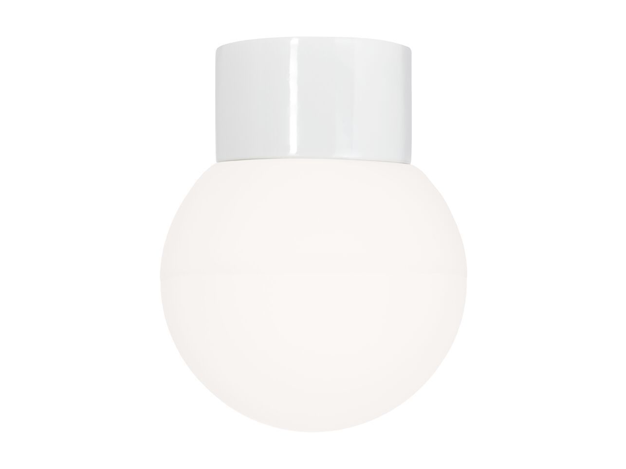 Настенный светильник / потолочный светильник из матового стекла и фарфора Ifö Electric Classic Globe ARCH-00148936 - Вид №1