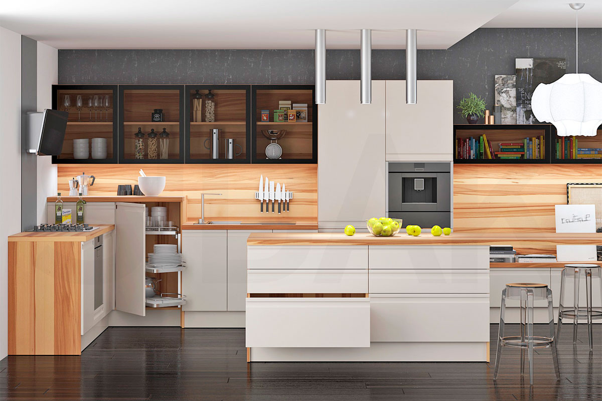 Ручки для кухонной мебели  Фрезеровка «RF10» 201 Графитовый SIDAK SIST3288-7417 - Вид №1