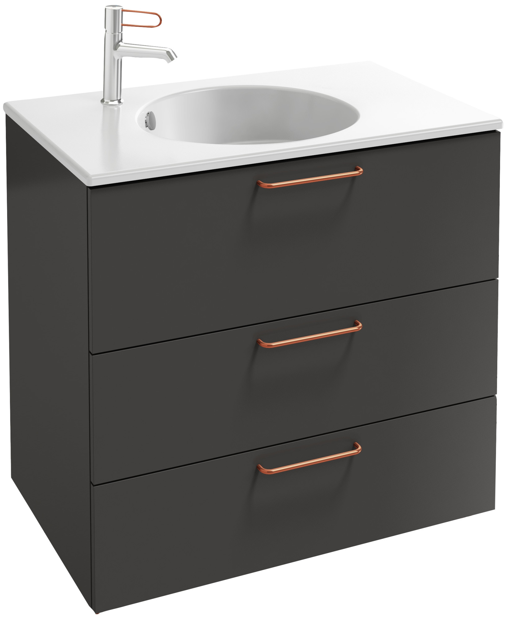 EB2532-R7-E52 Тумба под столешницу 80 см, 3 ящика, бронзовая ручка JACOB DELAFON ODÉON RIVE GAUCHE ODEON RIVE GAUCHE