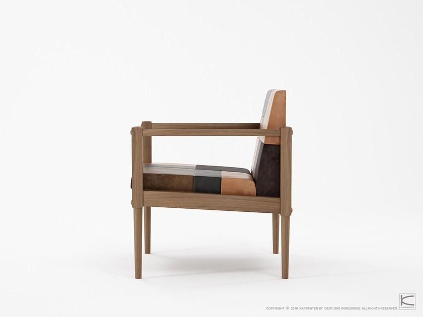 KARPENTER Кресло из дерева с подлокотниками Katchwork sun-id-1460313 - Вид №1