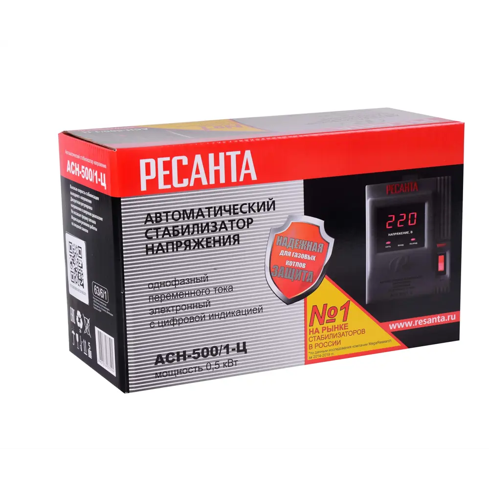 Стабилизатор напряжения Ресанта АСН- 1 000 Н/1-Ц 1 кВт 84986110 STLM-2144346  - Вид №9