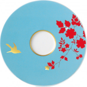 10588958 Sieger by Furstenberg Чашка кофейная цилиндр. с блюдцем Sieger by Furstenberg "Мой фарфор! Сад императора" 250мл Фарфор, Керамика