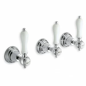 CRICL114 Смеситель для ванны и душа скрытого монтажа на 3 отверстия с переключателем на 2 отверстия Cristina Rubinetterie