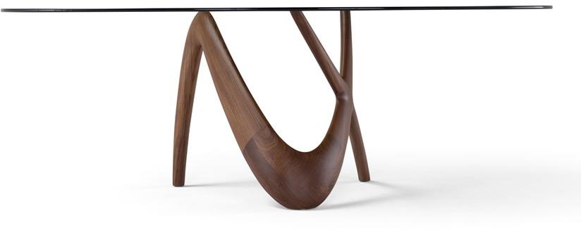 AMURA Овальный стол из дерева и стекла Nx sun-id-1481140 - Вид №4